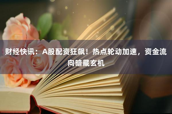 财经快讯：A股配资狂飙！热点轮动加速，资金流向暗藏玄机