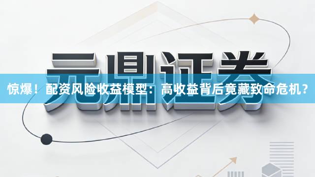 惊爆！配资风险收益模型：高收益背后竟藏致命危机？