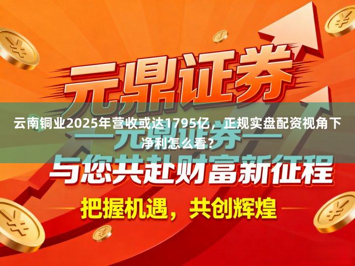 云南铜业2025年营收或达1795亿，正规实盘配资视角下净利怎么看？