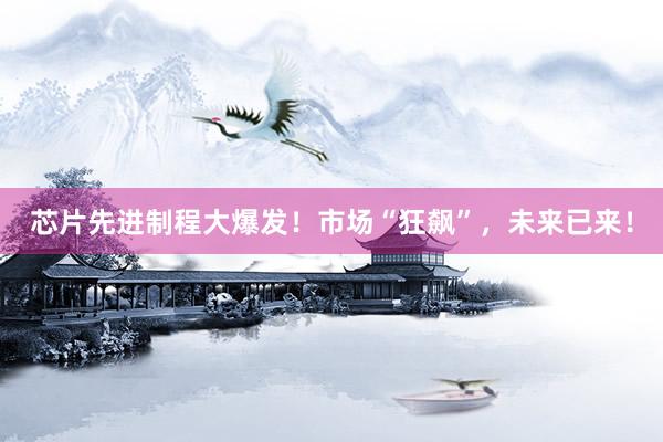 芯片先进制程大爆发！市场“狂飙”，未来已来！