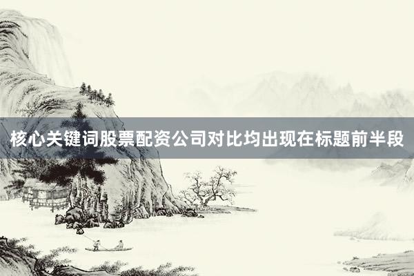 核心关键词股票配资公司对比均出现在标题前半段